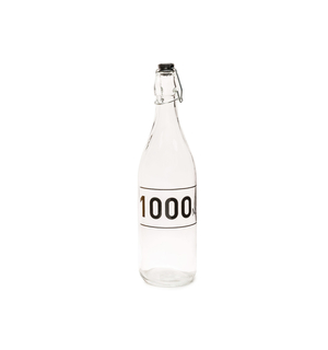 Butelka szklana z kapslem 1 l