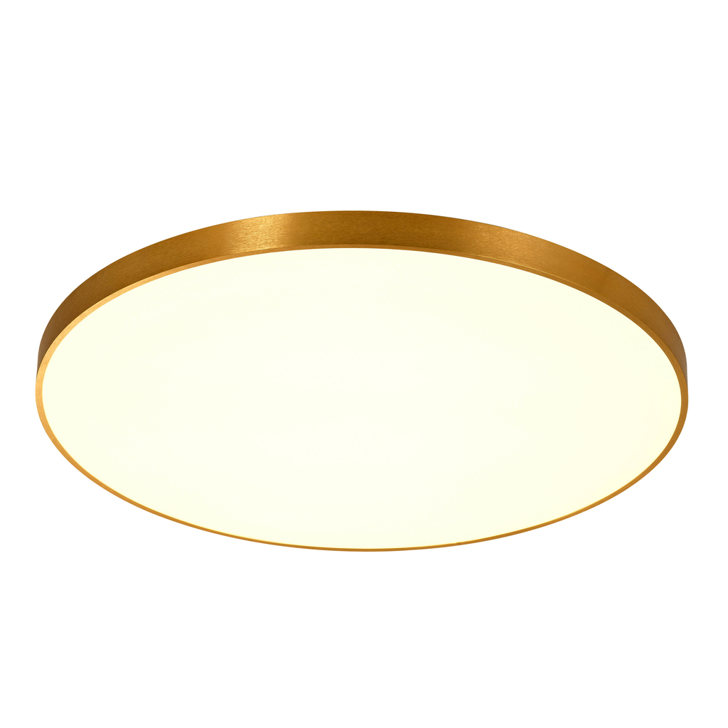 Plafon LED okrągły złoty SIERRA 80 cm