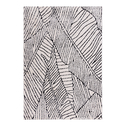 Dywan liść  biało-czarny PROVANCE 160x230 cm