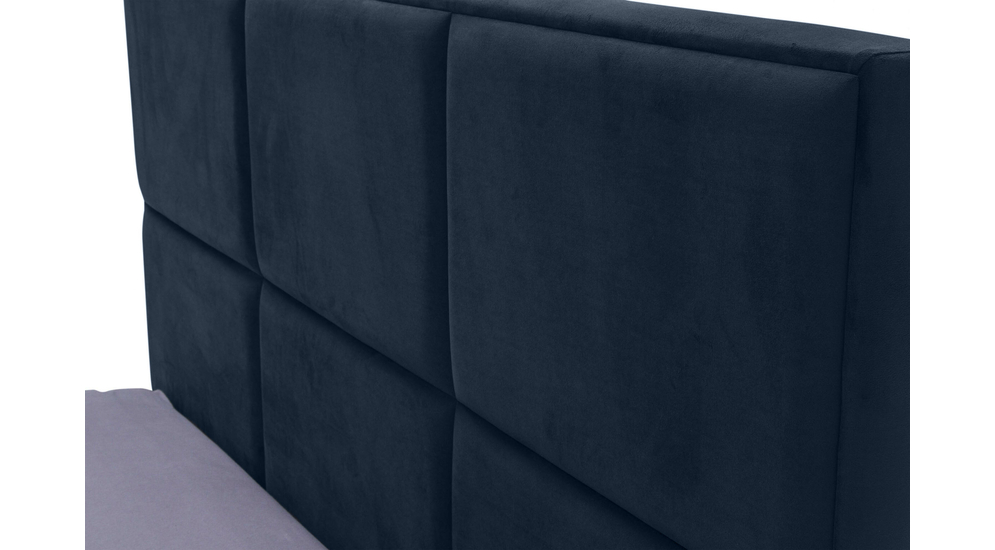 Łóżko tapicerowane ze stelażem i pojemnikiem FABRIZZIO MAXI P 160x200 cm