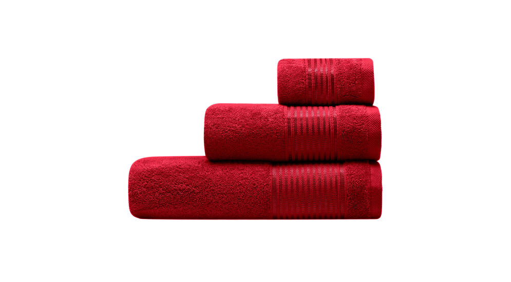 Ręcznik czerwony ESTERA 50x90 cm