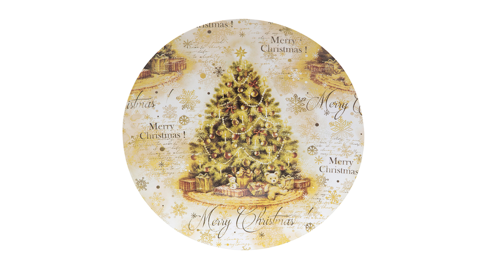 Talerz dekoracyjny MERRY CHRISTMAS 33 cm