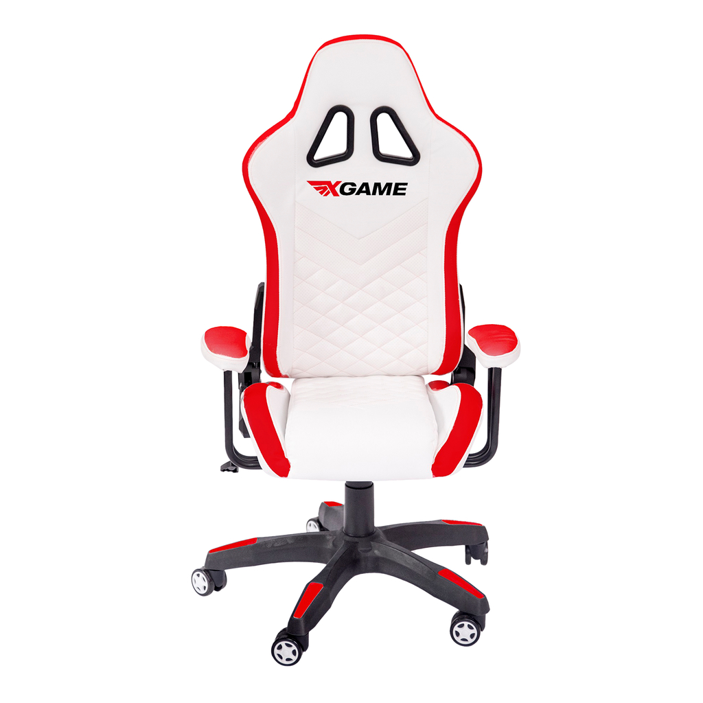 Fotel gamingowy biało-czerwony ASTRO