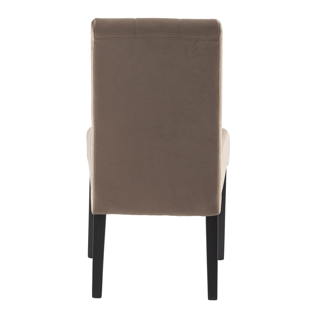 Krzesło tapicerowane do jadalni beżowe MAXWELL