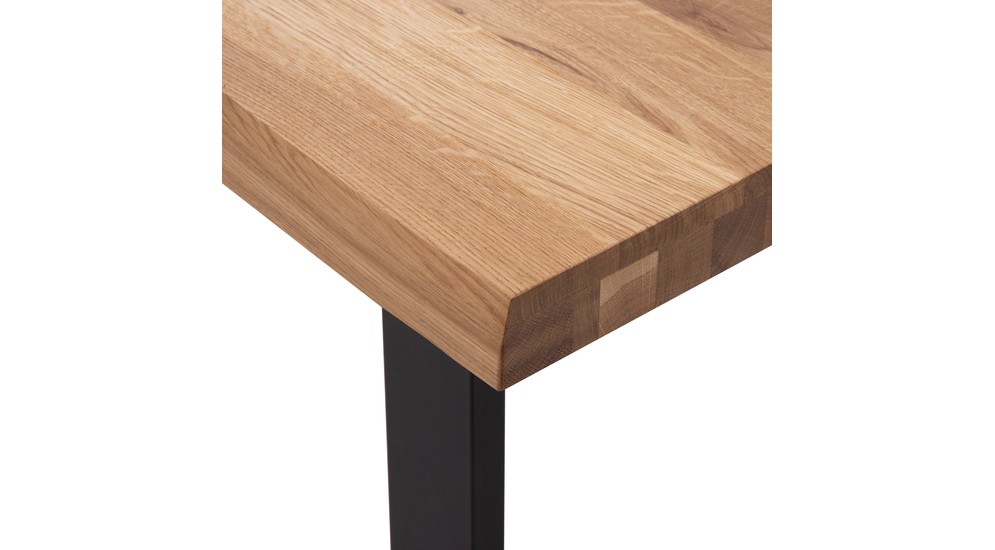 Stół z drewnianym blatem MONTI 200 cm