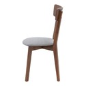 Krzesło bukowe z tapicerowanym siedziskiem HOWARD
