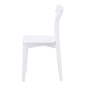 Białe krzesło drewniane do jadalni VIOLA