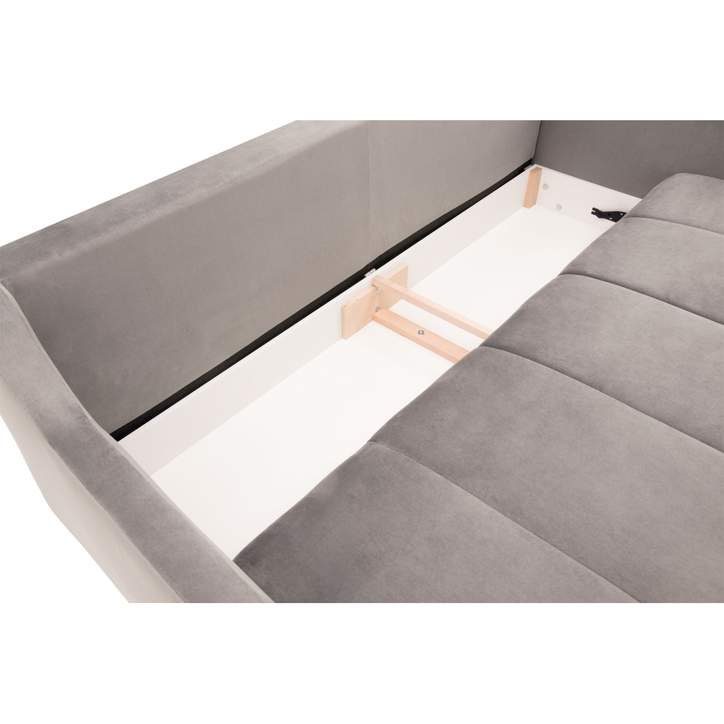 Sofa rozkładana beżowa 3-osobowa ETNA