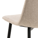 Krzesło tapicerowane beżowe NINA 