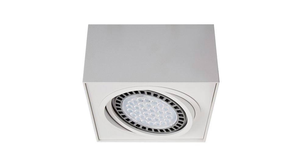 Reflektor natynkowy 1-punktowy biały BOXY CL 1