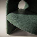 Fotel wypoczynkowy zielony DRIMENO