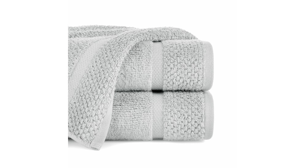 Ręcznik bawełniany srebrny VILIA 50x90 cm