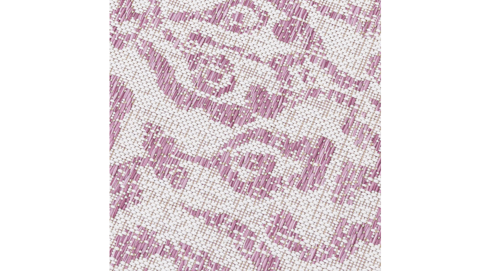 Dywan na taras klasyczny różowy PIATTO 200x290 cm