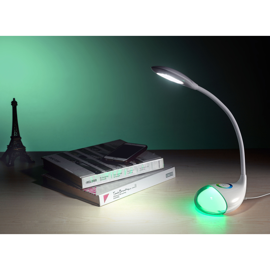 Lampa biurkowa LED PDLQ10 NIGHT COMPACT biała