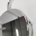 Kinkiet z włącznikiem regulowane ramię srebrny TUBO - outlet