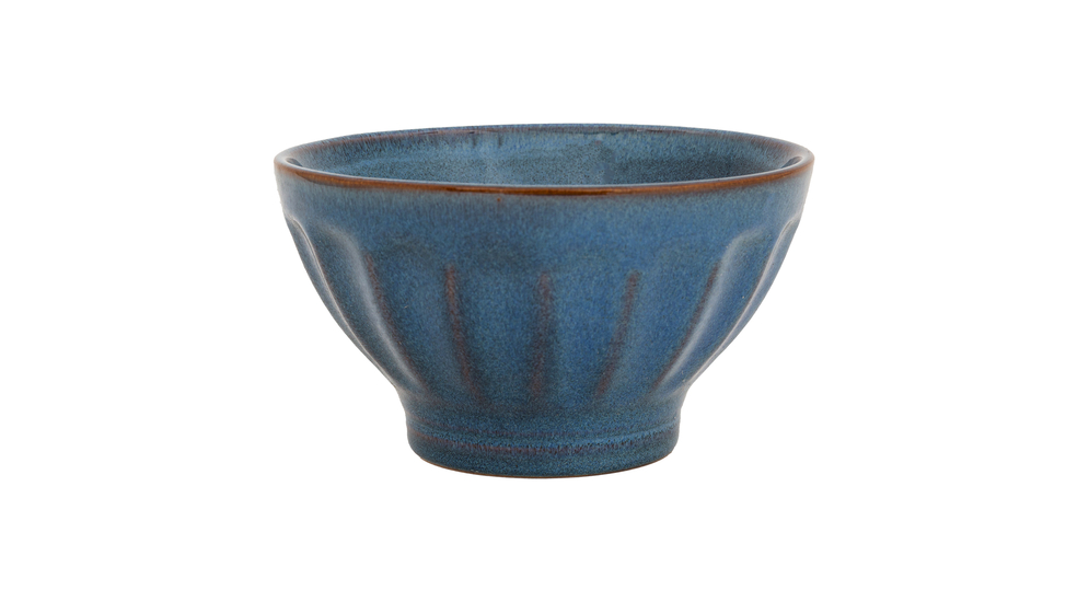 Miska ceramiczna niebieska BRILLAR 410 ml