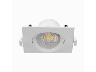 Reflektor spot podtynkowy kwadratowy biały ORO ZUMA LED S 9W CCT-W