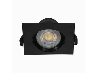 Reflektor spot podtynkowy kwadratowy czarny ORO ZUMA LED S 5W CCT-W