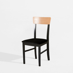 Krzesło drewniane czarne SIVA