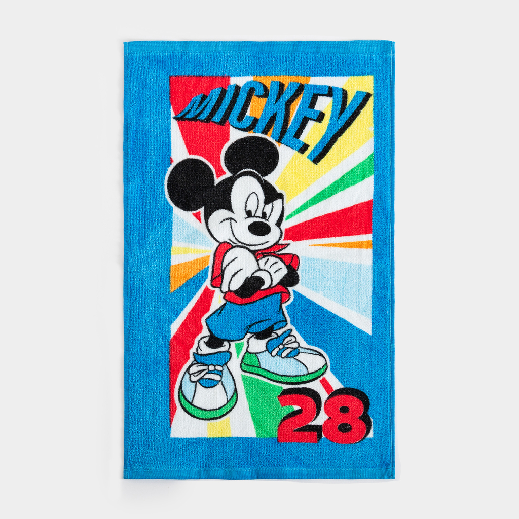Bawełniany ręcznik dla dziecka do rąk z wzorem myszką miki