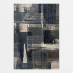 Dywan abstrakcyjny niebieski SORRENTO 160x230 cm