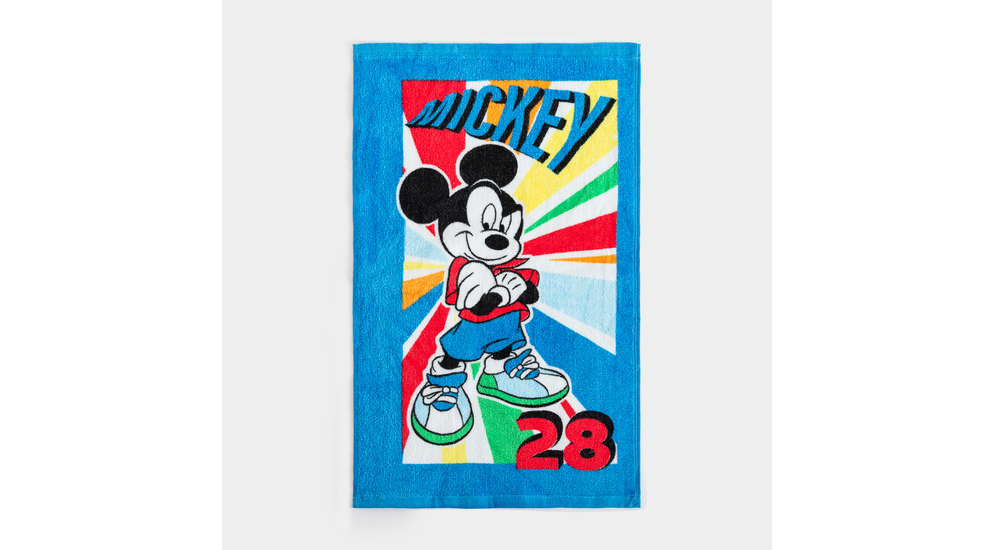 Bawełniany ręcznik dla dziecka do rąk z wzorem myszką miki