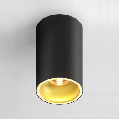 Reflektor natynkowy czarno-złoty DEEP SL 1